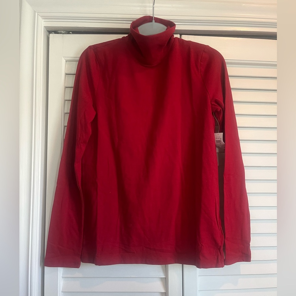Gap red turtleneck long sleeve. Size XS.